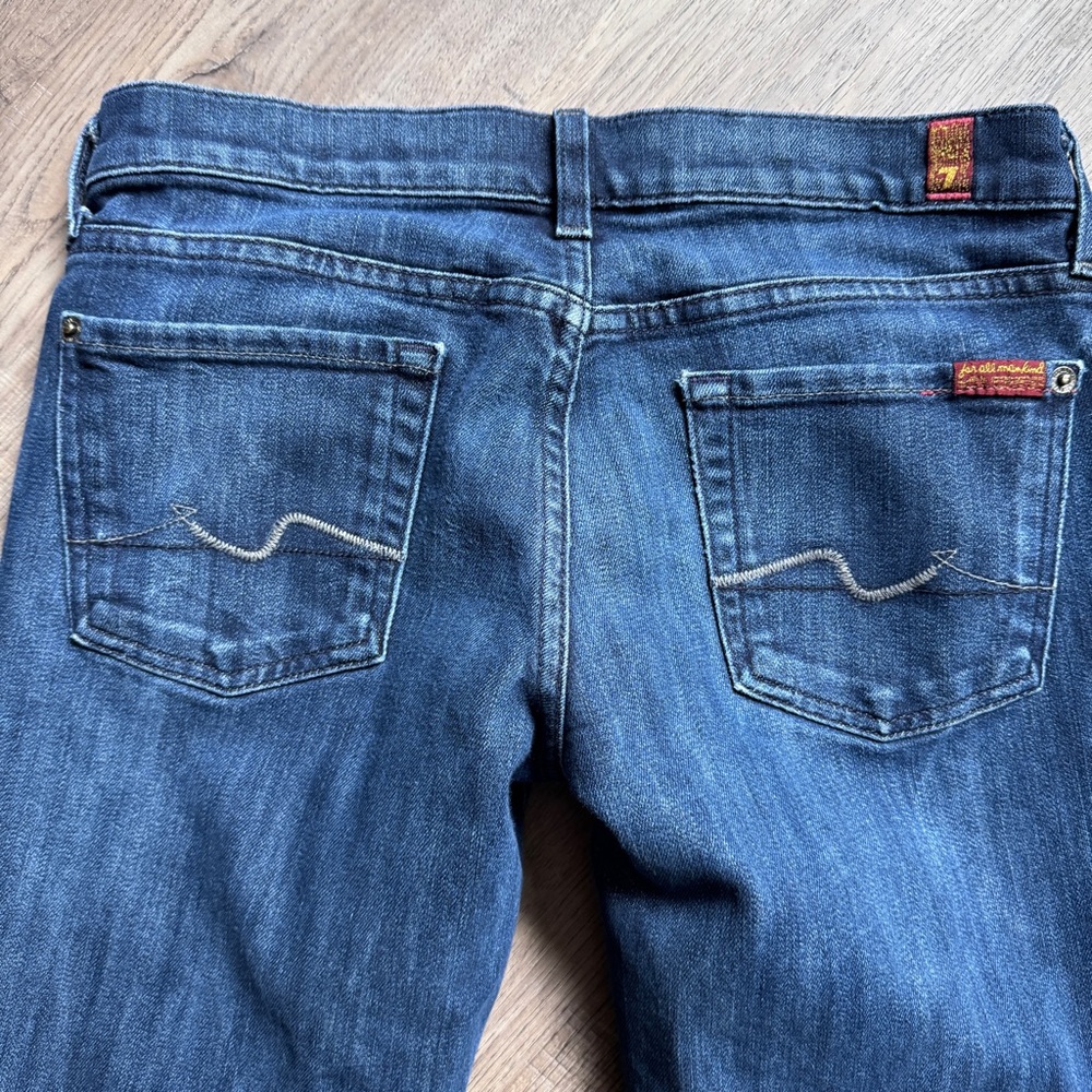 7 For All Mankind Roxanne Blue Jeans - Size 28 - Picture 13 of 16